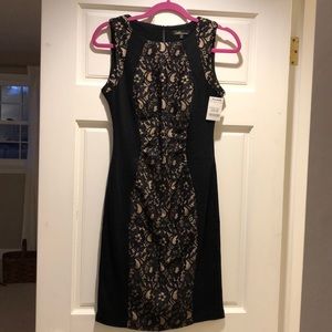 Black lace dress